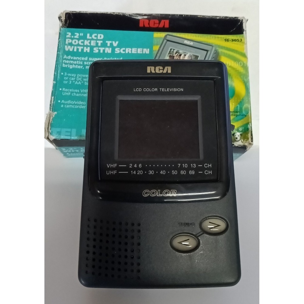 Vintage RCA LCD 2.2"WITH STN‎ SCREEN 16-3053 Tested